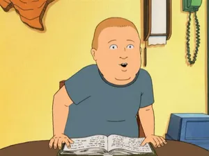 Bobby Hill Yellow Room Wallpaper