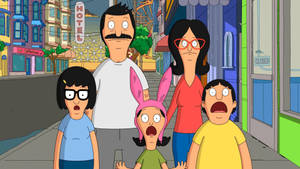 Bobs Burgers Shocked Faces Wallpaper
