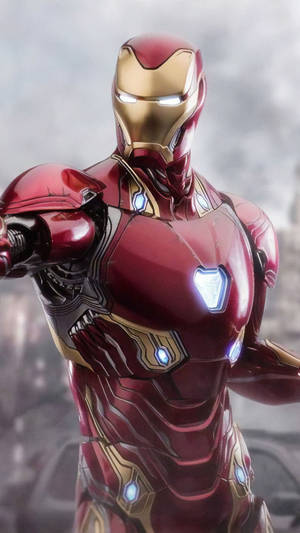 Body Of Iron Man Android Wallpaper