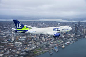 Boeing Seattle Seahawks 747 Wallpaper