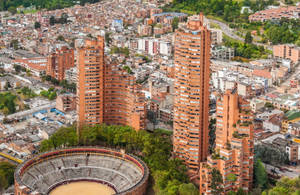 Bogota Colombia Torres Del Parque Wallpaper