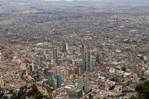 Bogota In An Overlooking View Wallpaper