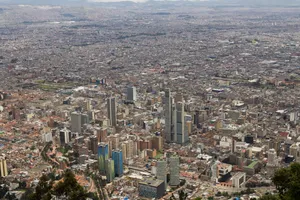 Bogota In An Overlooking View Wallpaper