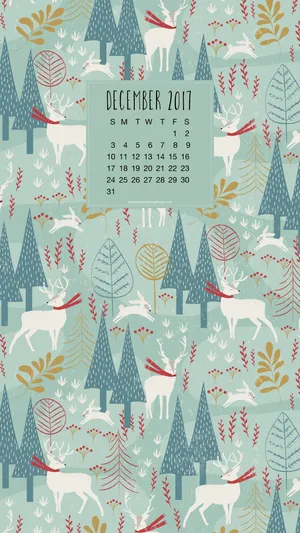 Boho Chic Christmas Décor With Rustic Charm Wallpaper