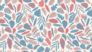 Boho Leaves Pattern Wallpaper