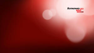 Bokeh Lights Lenovo Official Red Wallpaper