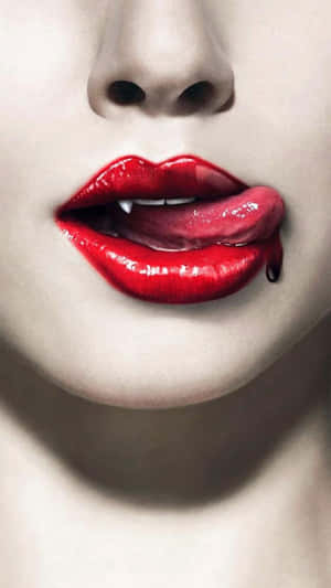 Bold And Beautiful Red Lips Wallpaper