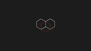 Bold Red Contrast Pop In A Minimalistic Black And White Scene Wallpaper