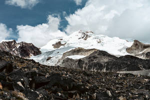 Bolivia Huayna Potosi Mountain Base Camp Wallpaper