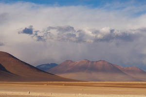 Bolivia Uyuni Brown Mountains Wallpaper