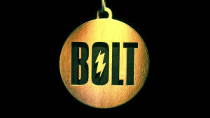 Bolt Gold Medal In Black Wallpaper