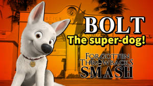 Bolt - The Super Dog Unleashing Power Wallpaper