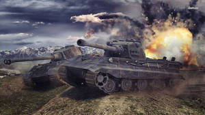 Bomb Fire Tanks Wallpaper