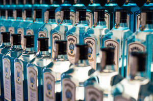 Bombay Sapphire Liquor Stock Wallpaper