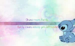 Bonding Moments With Lilo And Stitch Wallpaper