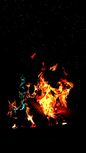 Bonfire 4k Ultra Hd Dark Phone Wallpaper