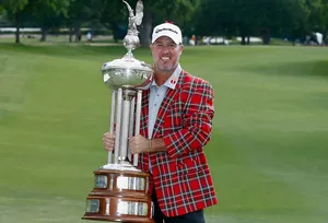 Boo Weekley With Trophy Wallpaper