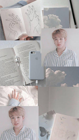 Book Lover Jimin Aesthetic Wallpaper