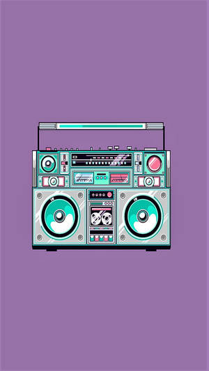 Boombox Music Aesthetic Wallpaper