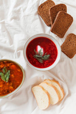 Borscht And Bread Wallpaper