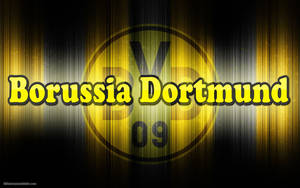 Borussia Dortmund Basic Word Art Wallpaper