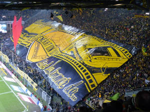 Borussia Dortmund Crowd Hd Wallpaper