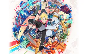 Boruto Characters Konoha Village Wallpaper