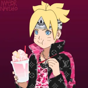Boruto Eating Ice Cream Wallpaper