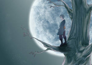 Boruto Mitsuki Tree In Moonlight