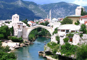 Bosnia And Herzegovina Old Bridge Wallpaper