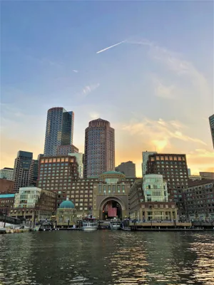 Boston, sunset, evening, skyscrapers, cityscape, skyline, Piers Park, East  Boston, HD wallpaper | Peakpx