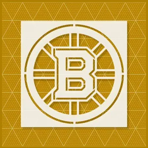 Boston Bruins Logo Gold And White Wallpaper