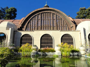 Botanical Building Facade Inside Balboa Park Wallpaper