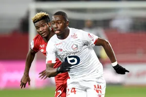 Boubakary Soumare In Action On The Pitch Wallpaper