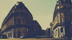 Boulevard Haussmann Buildings Wallpaper