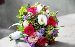 Bouquet Bridal Flowers Wallpaper