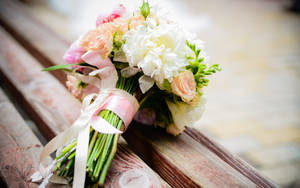 Bouquet Bridal Poeny Wallpaper