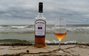 Bowmore 12 Old Whisky Islay Ocean View Wallpaper