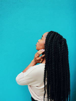 Braids Blue Wallpaper