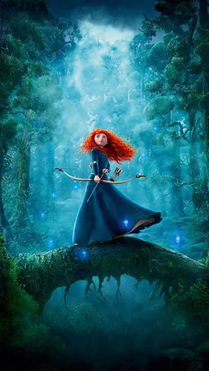 Brave Merida For Android Wallpaper