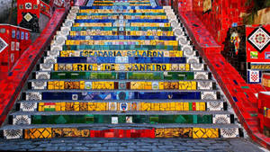 Brazil Selaron Steps Wallpaper
