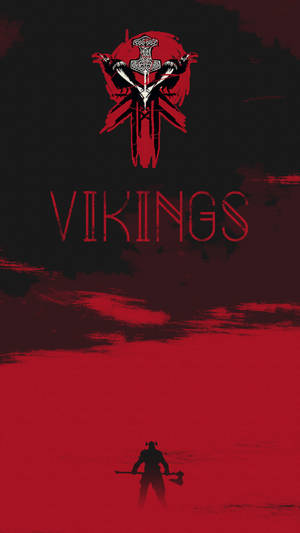 Breathtaking For Honor Viking Faction Logo Emblazoned On Mobile Wallpaper Wallpaper