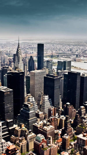 Breathtaking Skyline In New York Iphone Wallpaper