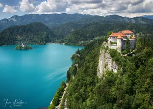 Breathtaking View Of Lake Bled In Slovenia Wallpaper