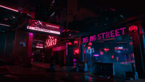 Breathtaking View Of Night City Wallpaper