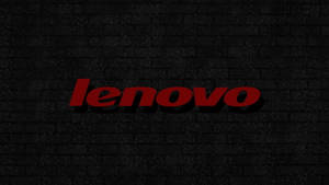 Brick Wall Lenovo Official Logo Wallpaper