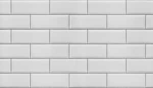 Brick White Tile Wallpaper