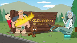 Brickleberry Rick Morty Wallpaper