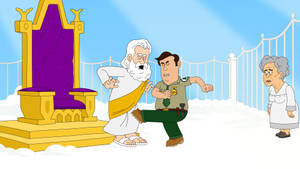 Brickleberry Steve In Heaven Wallpaper