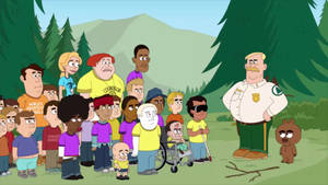 Brickleberry Summer Campy Wallpaper